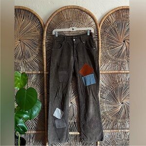 Vintage DKF Corduroy Patchwork Pants
